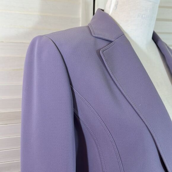 Tahari Blazer Jacket Size 10P 10 Petite Lavender - Picture 6 of 14
